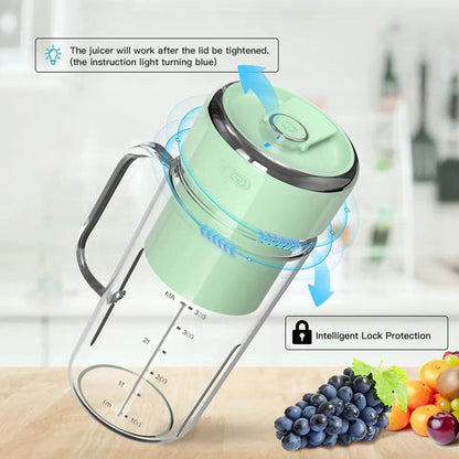 MINI SMOOTHIE BLENDER WITH STRAW [ ADS BY J&A ENTERPRISES FOR KSA DROP ]