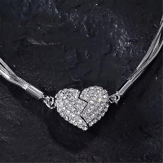 Heart Shaped Magnetic Necklace ( ADS  BY J&A ENTERPRISES FOR KSA DROP )