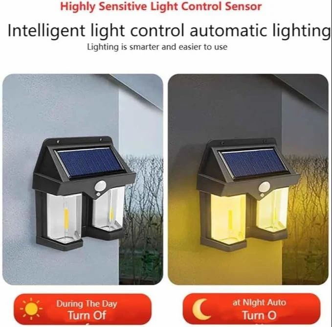 DUAL SOLAR LED MOTION SENSOR LIGHT [  ADS BY J&A ENTERPRISES FOR KSA DROP )