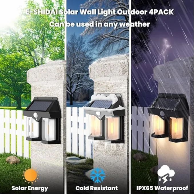 DUAL SOLAR LED MOTION SENSOR LIGHT [  ADS BY J&A ENTERPRISES FOR KSA DROP )